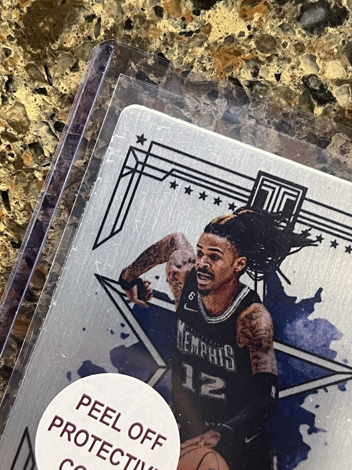 2023-24 PANINI IMPECCABLE STAINLESS STARS JA MORANT 35/75 SUPER RARE CASE HIT SP