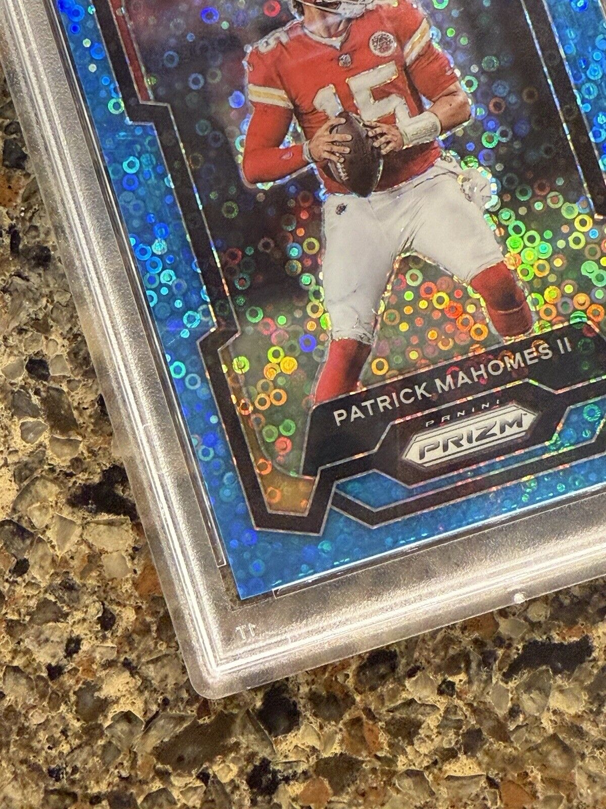 2023 Panini Prizm Patrick Mahomes II No Huddle Blue Disco #14/95 Gem Mint PSA 10