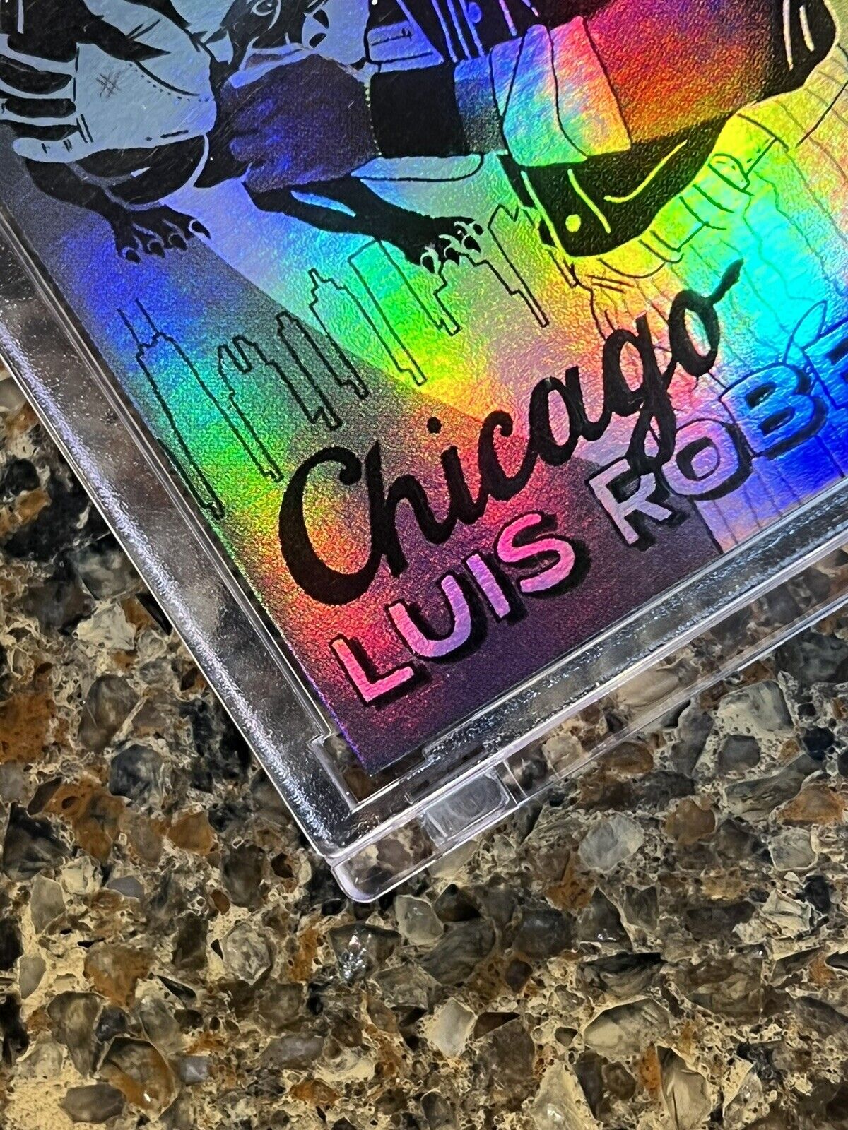 Luis Robert 2021 Topps Project70 LA PANTERA Rainbow Foil 46/70 Sophia Chang SSP