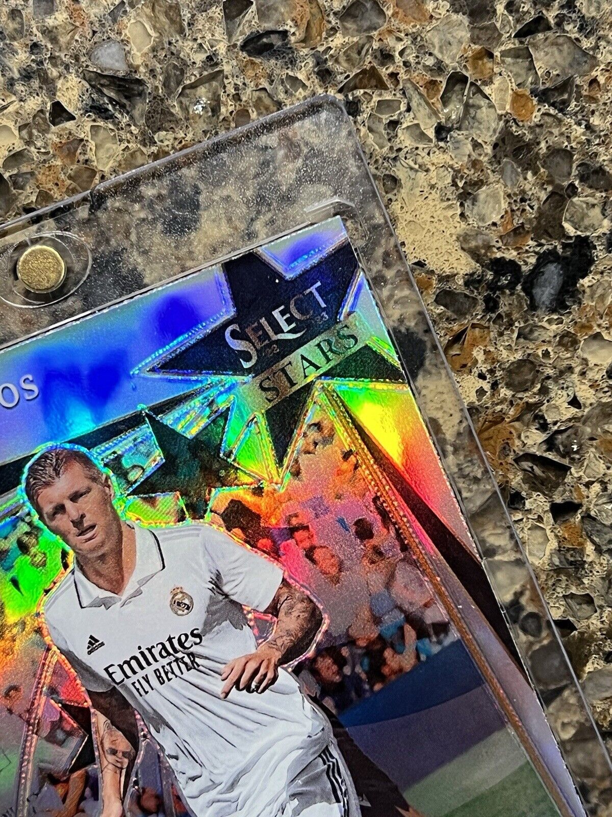 Toni Kroos 2022-23 Panini Select La Liga Soccer Select Stars Refractor Gem Mint