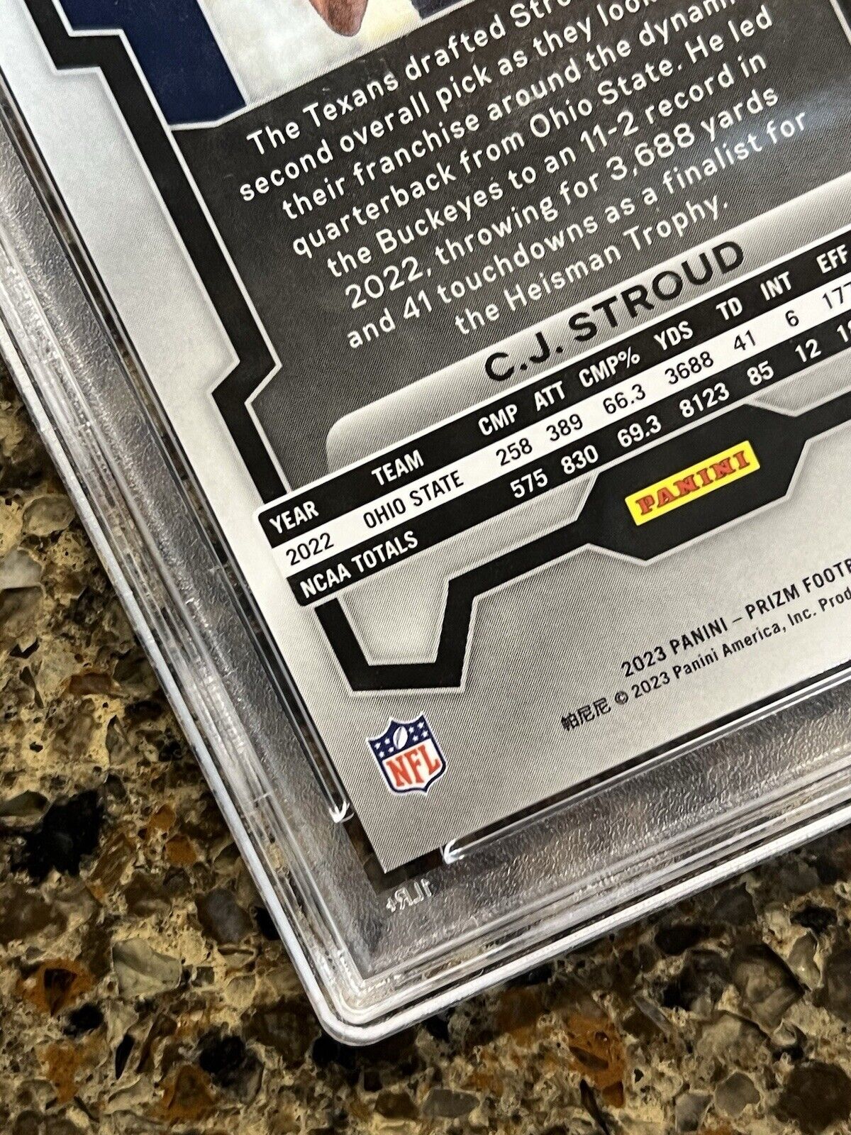 2023 Panini Prizm CJ Stroud Orange #211/249 RC #339 Texans Rookie PSA 9 🔥📈