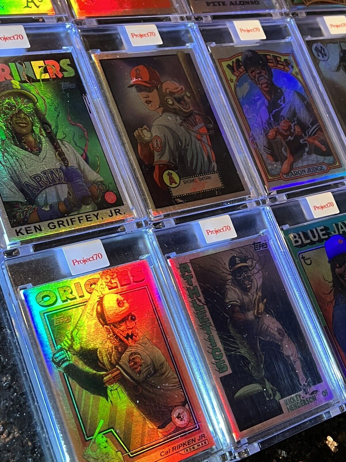 Alex Pardee 2021 Topps Project70 Rainbow Foil Complete Set /70 – Rare! 🚀🚀🚀