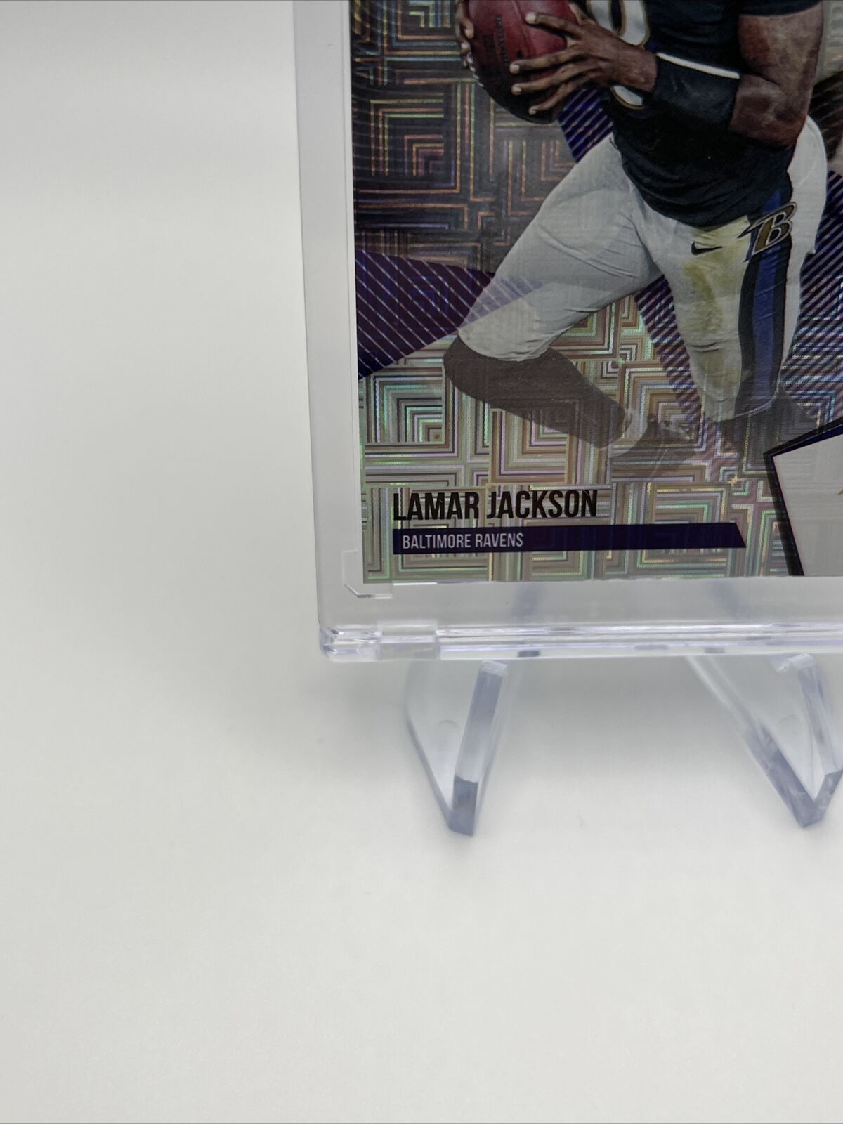 Lamar Jackson 2021 NFL Panini The National Escher Squares #9/10 Super Rare SSP