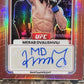 2023 Panini Donruss Optic UFC Merab Dvalishvili Auto Opti-Graphs Red Prizm #/199