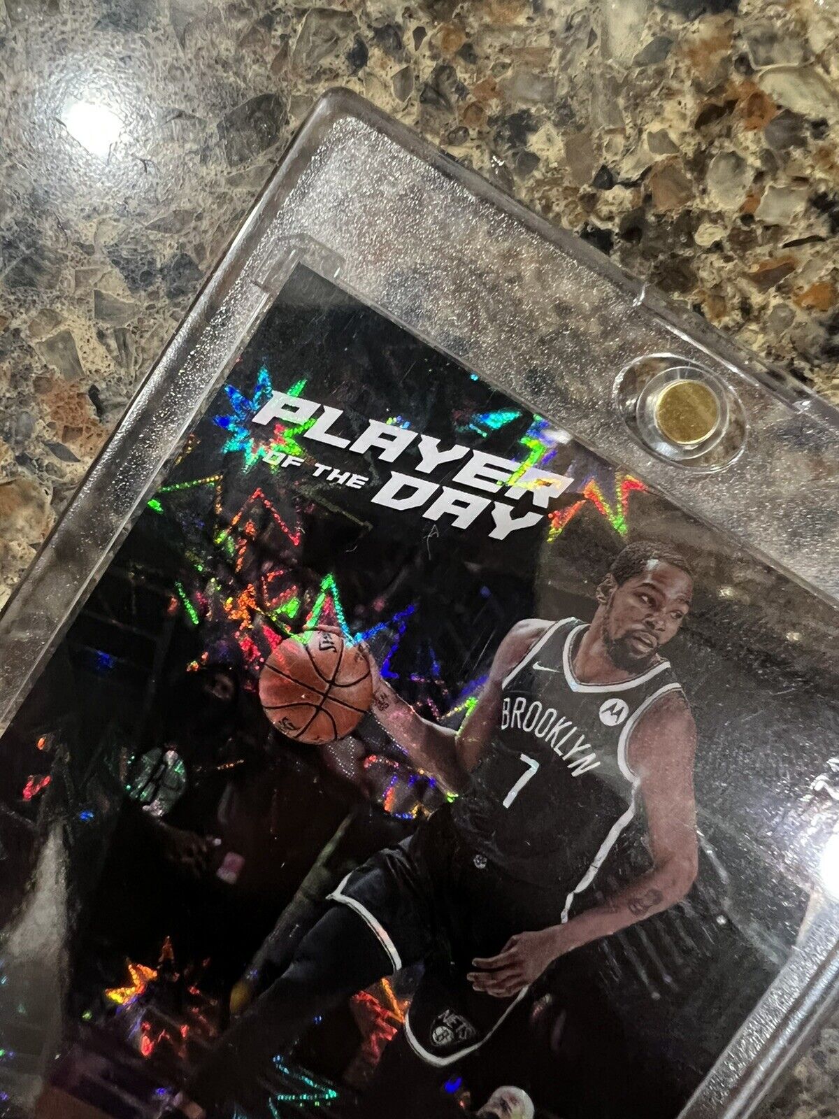 Kevin Durant 2021 Panini NBA Player of the Day kaboom 71/99 Rare Mint Gem SSP