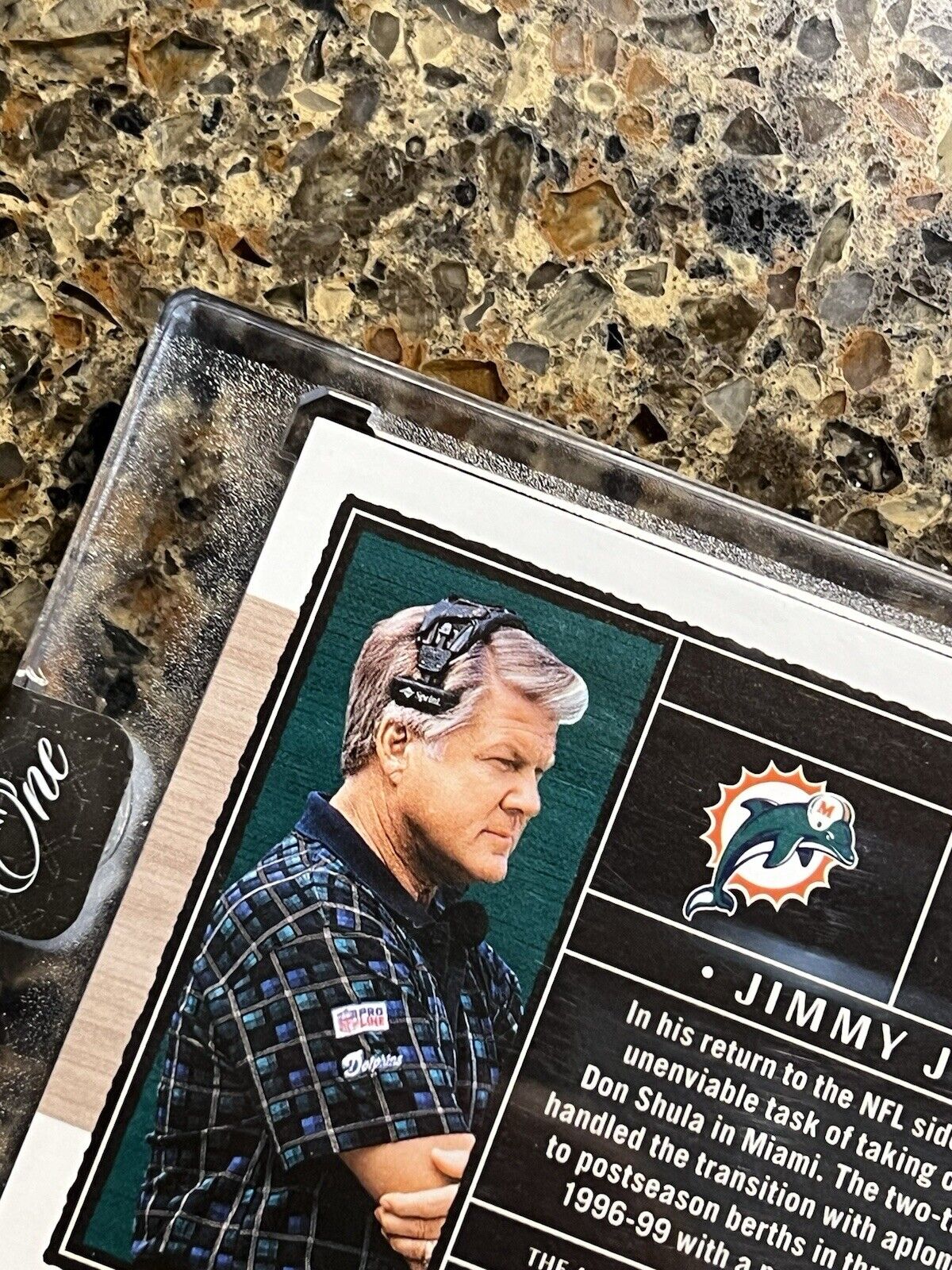 2023 Panini One Jimmy Johnson One-Man Show On-Card Autograph SSP #27/35 HOF