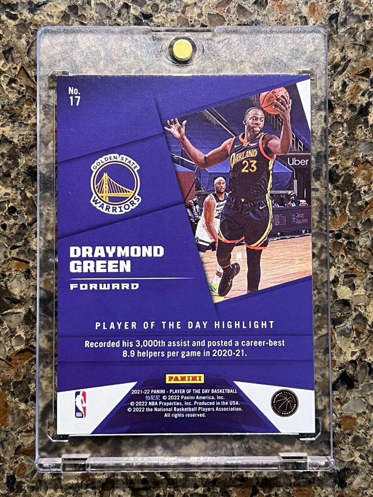 Draymond Green 2021 Panini NBA Player of The Day KABOOM 22/99 Rare Gem Mint SSP