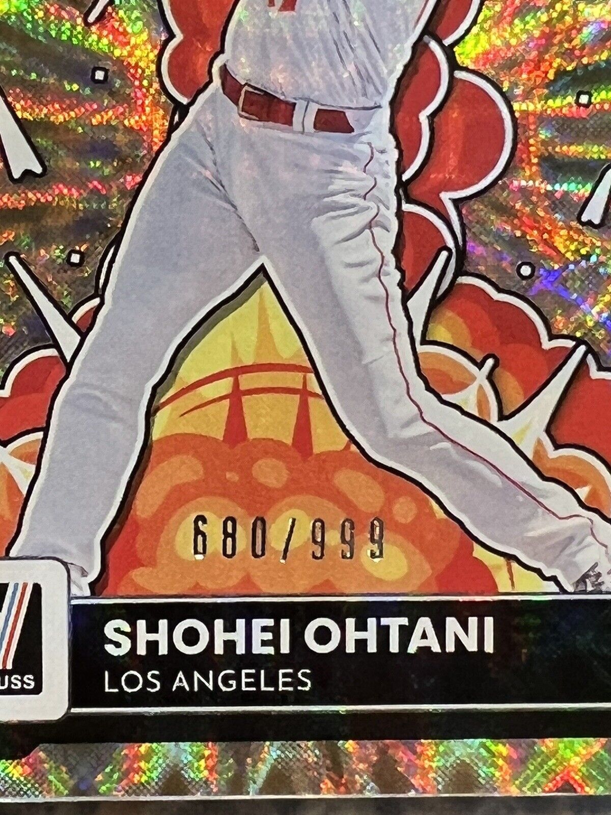 Shohei Ohtani 2022 Panini MLB Donruss BOMB SQUAD! #680/999 Bronze Refractor SSP