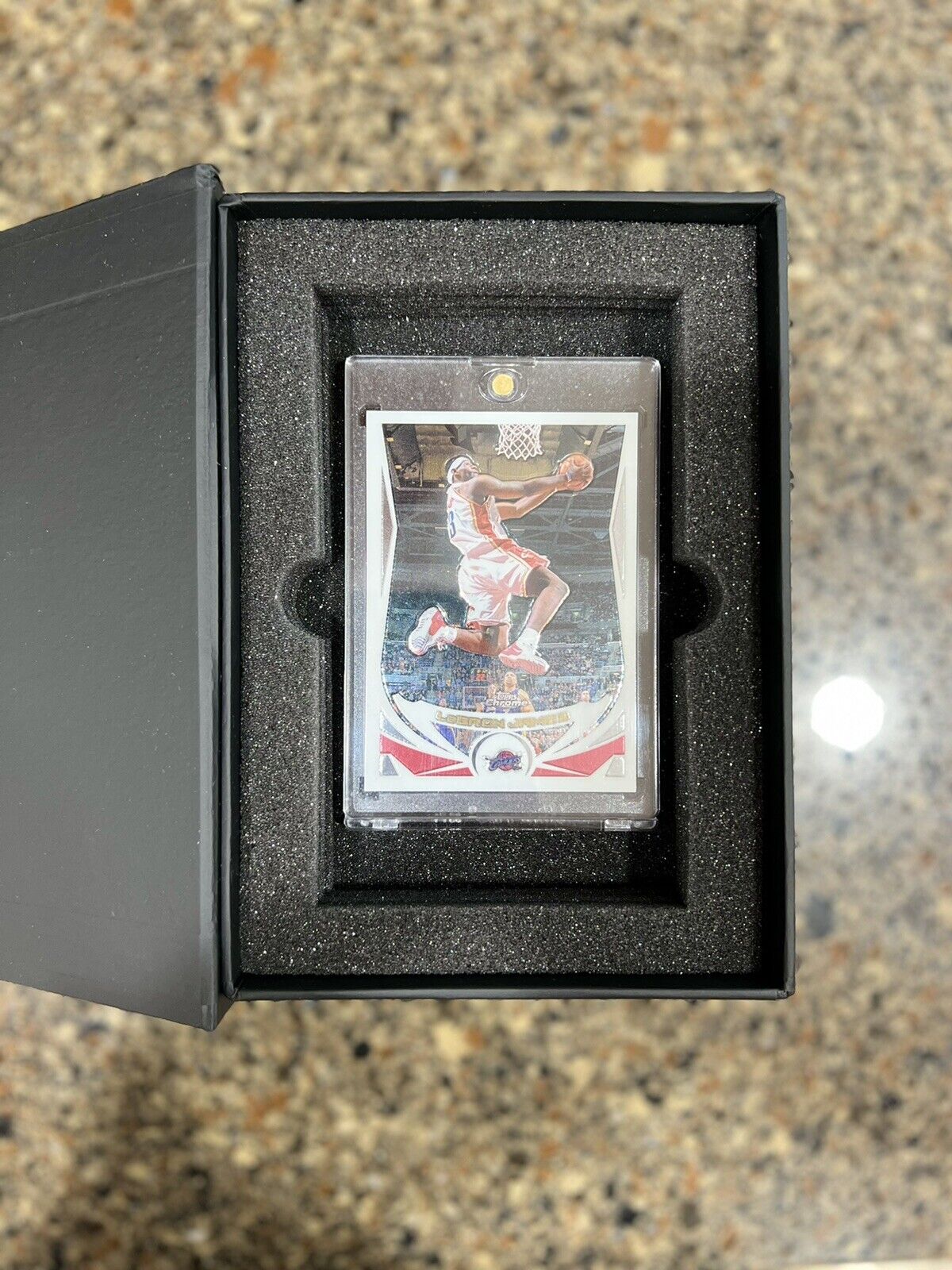 Framed Mint NBA Topps Chrome Kobe Jordan LeBron Bird Magic Duncan RC 1/1 Art