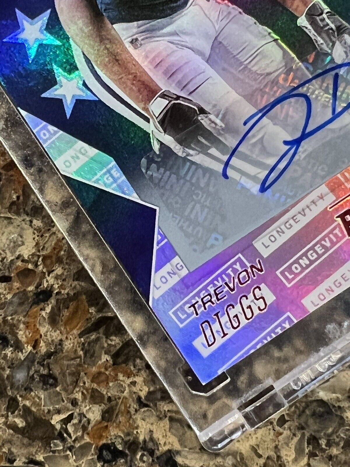 Trevon Diggs RC 2020 Panini Rookies & Stars Refractor 049/199 AUTO Rare Gem Mint