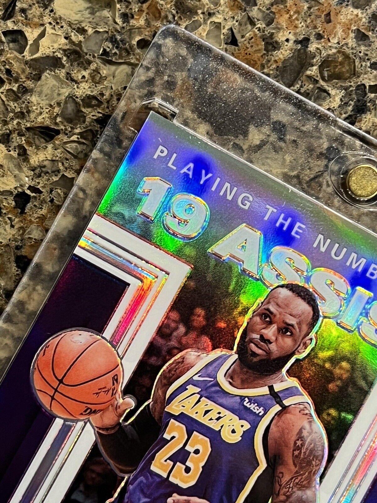 🌟 LeBron James 2019 Panini Contenders OPTIC Prizm Playing the Numbers Game 🌟