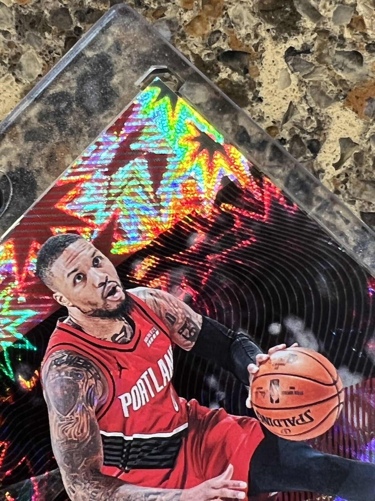 Damian Lillard 2021 Panini The National 27/50 KABOOM Explosion Rare Gem Mint SSP