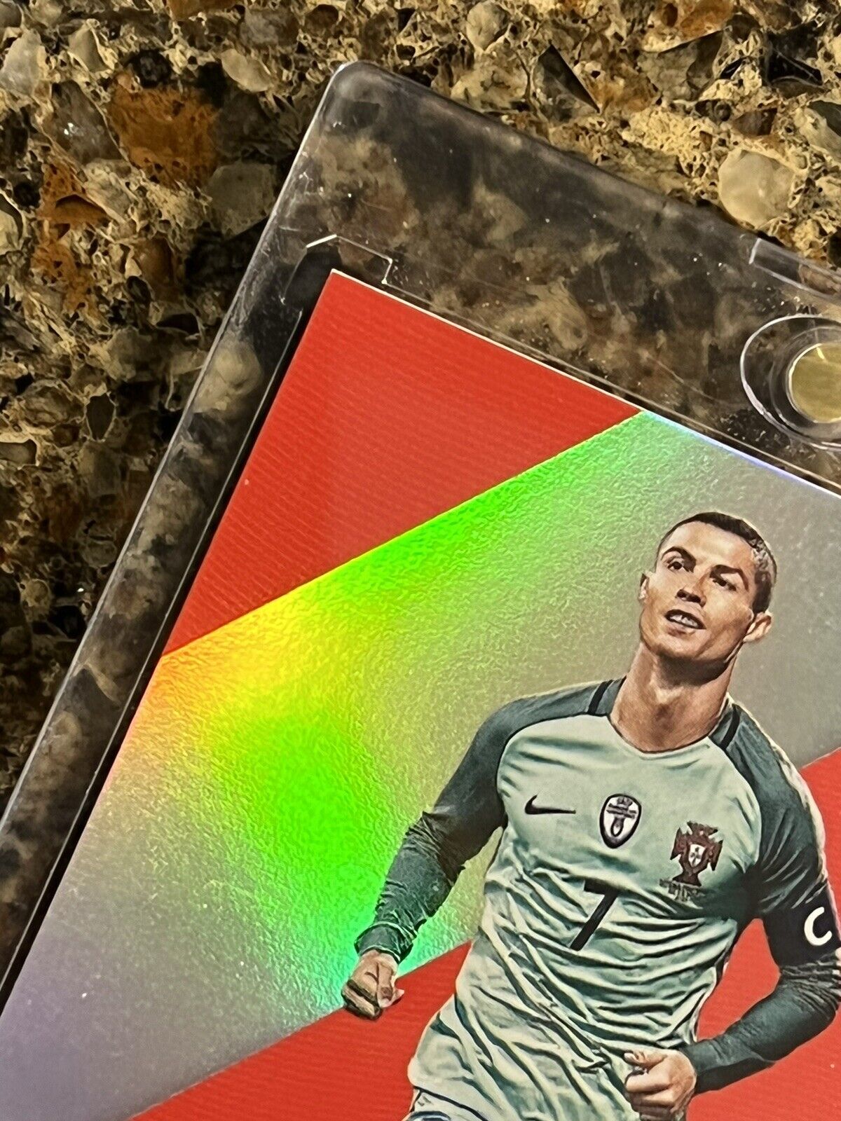 Cristiano Ronaldo 2017 Panini Nobility Soccer And Country Refractor Mint RARE