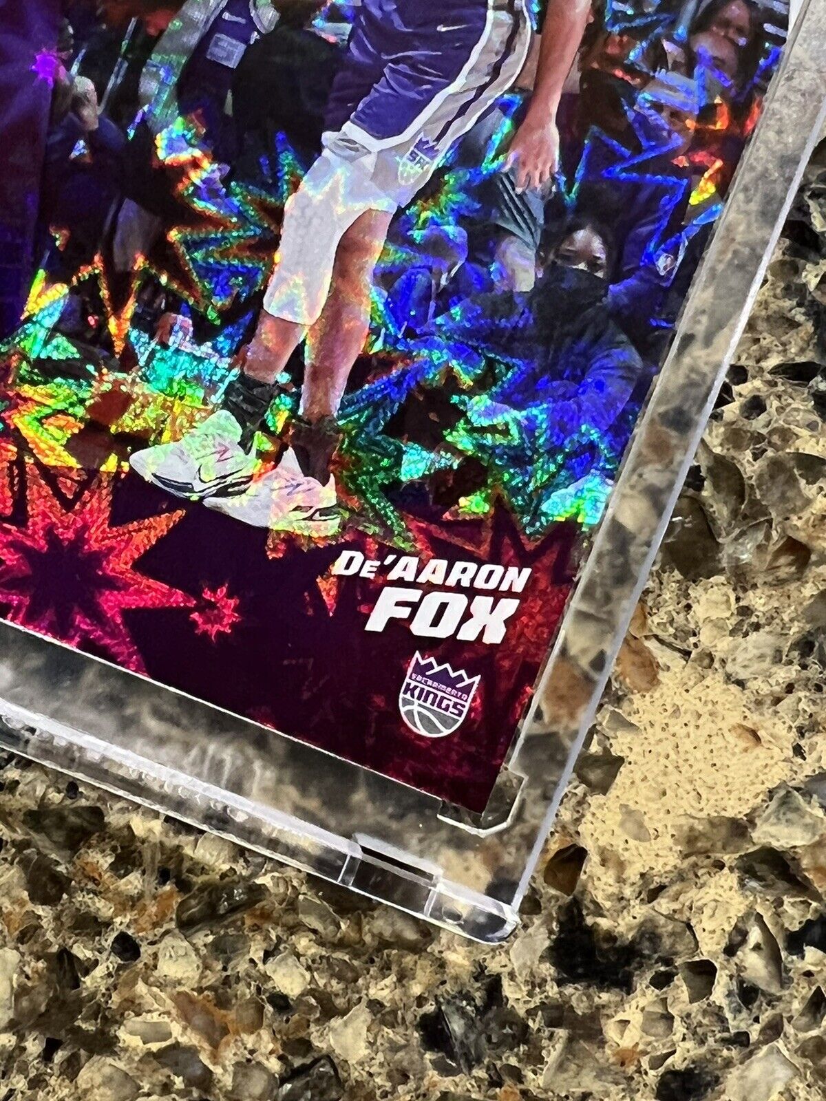 De’Aaron Fox 2021 NBA Panini Player of The Day KABOOM 96/99 Rare Gem Mint SSP