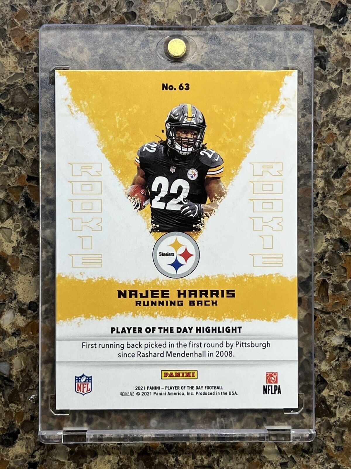 Najee Harris RC 2021 Panini Player of the Day KABOOM 41/99 Gem Mint SSP ROOKIE