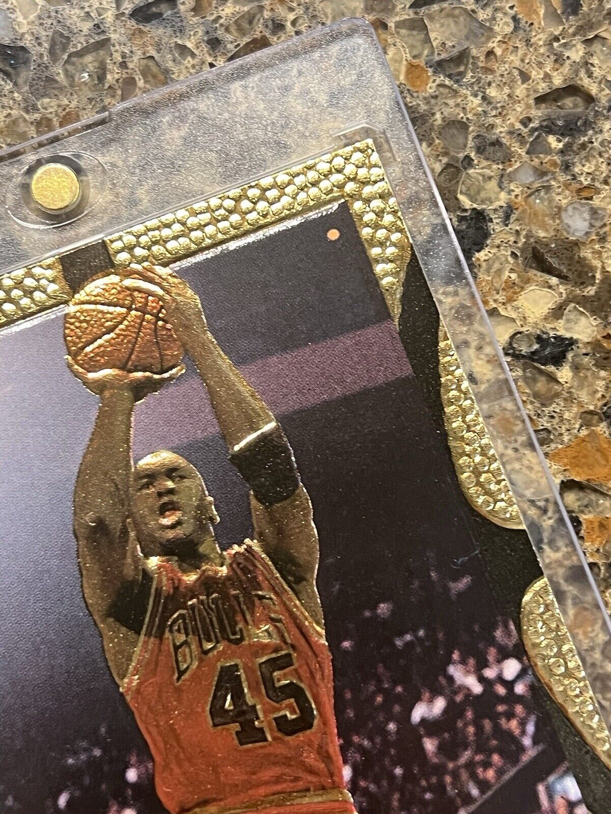 Michael Jordan 1994-95 Topps Embossed Golden Idol #121 RARE Chicago Bulls HOF