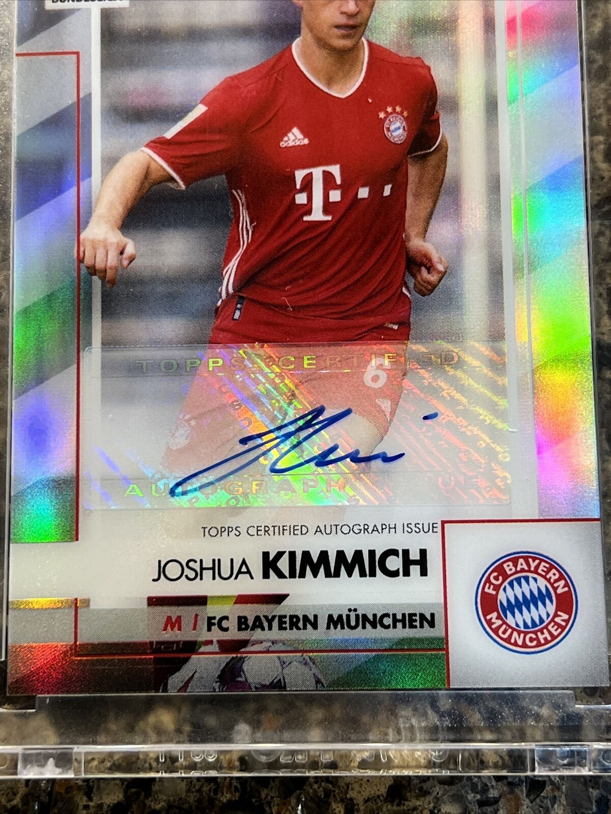 Joshua Kimmich 2021 Topps Chrome Bundesliga Refractor AUTOGRAPH Gem Mint Rare SP