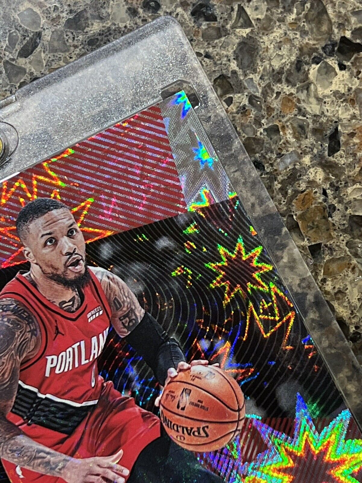 Damian Lillard 2021 Panini The National 38/50 KABOOM Explosion Rare Gem Mint SSP