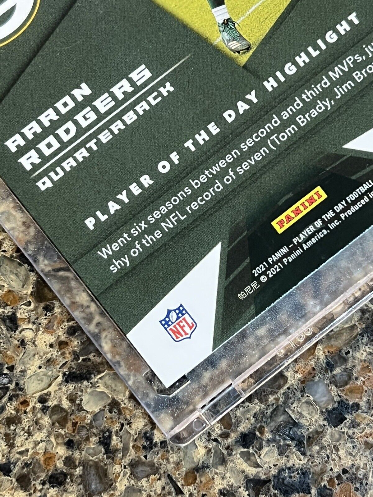 🌟 Aaron Rodgers 2021 Panini Player of the Day KABOOM #31/99 Super Rare SSP 🌟