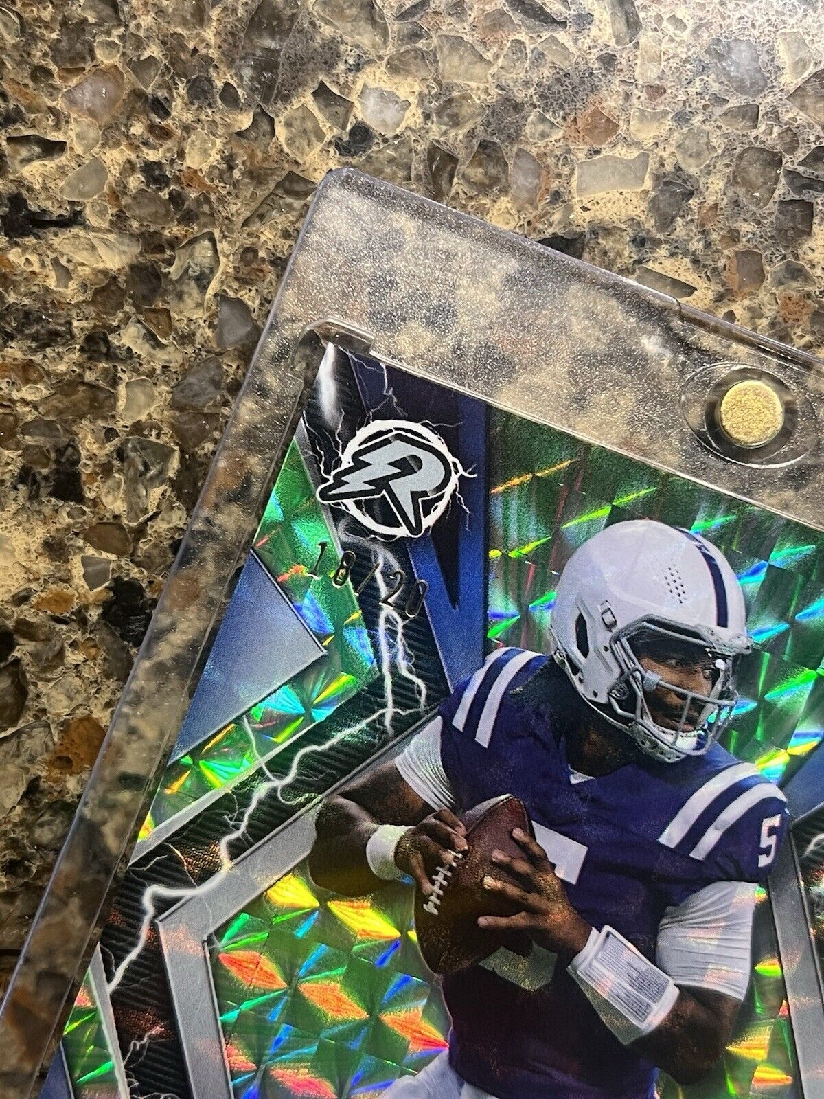 Anthony Richardson 2023 Topps Composite Resurgence Lime Green Refractor 18/20 RC