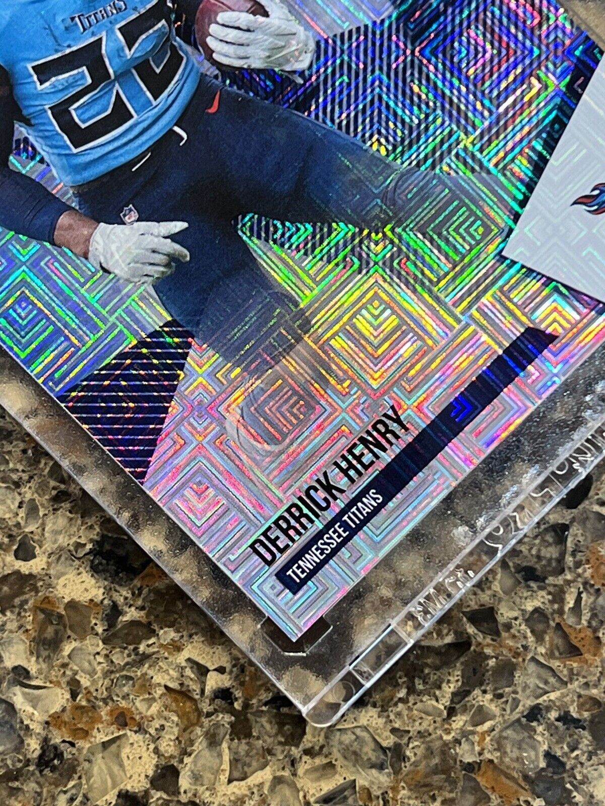 Derrick Henry 2021 Panini The National ESCHER SQUARES 08/10 SSP Mint Refractor