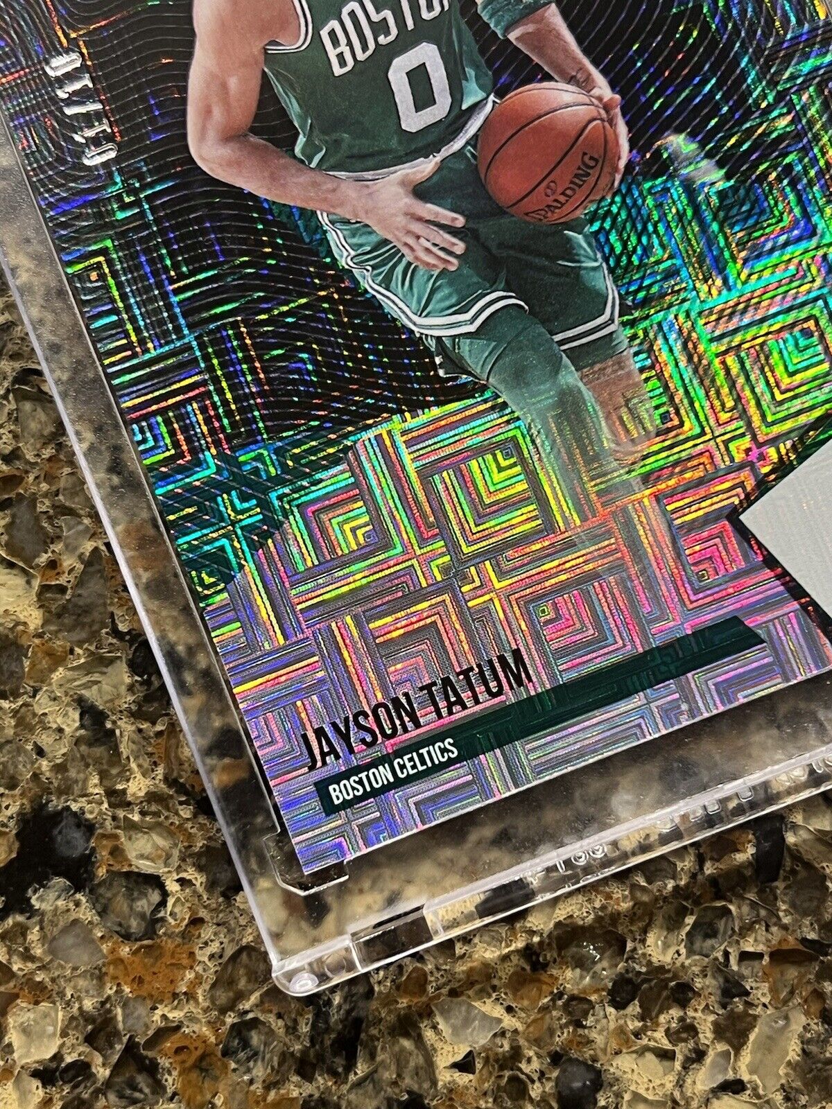 Jayson Tatum 2021 Panini The National Escher Squares 1/10 Celtics Super Rare SSP