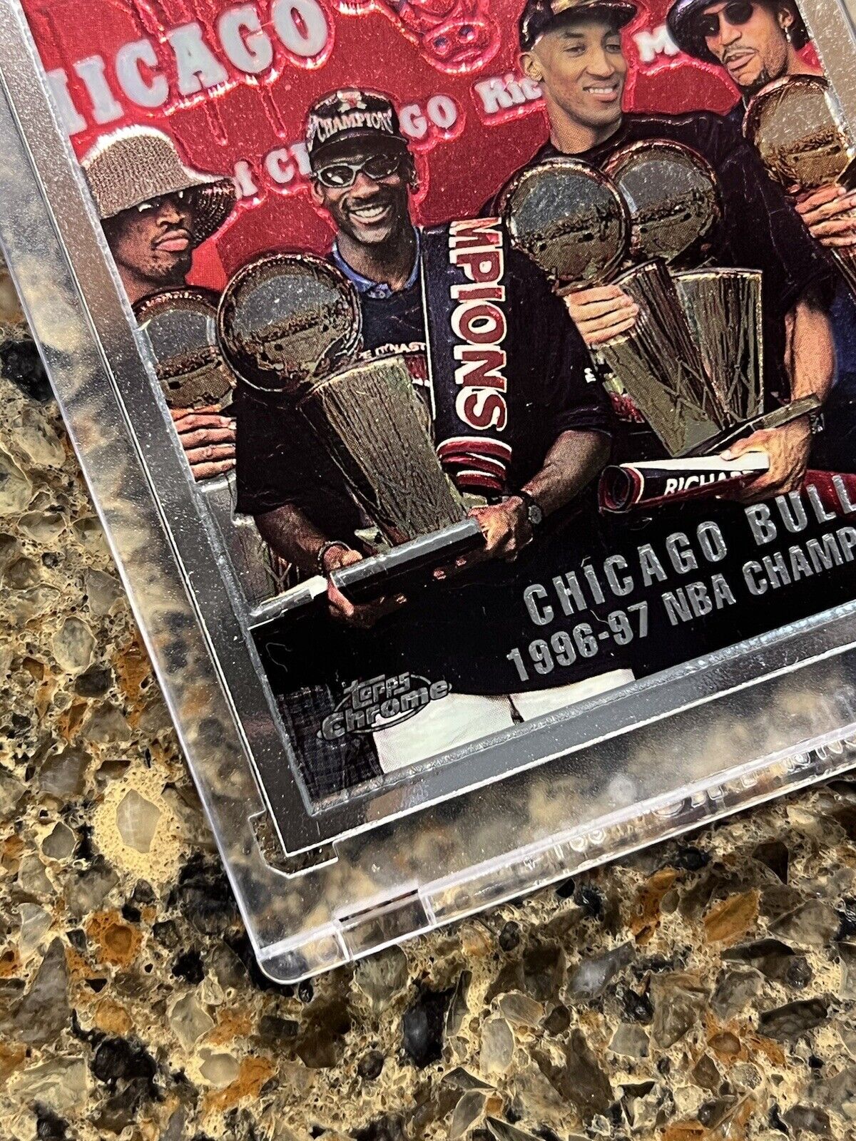 🌟 Michael Jordan 1997-98 Topps Chrome Chicago Bulls NBA Champions Gem Mint 🌟