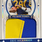 Eric Dickerson 2023 National Treasures Framed Fabric Jumbo 2 COLOR Patch #06/25