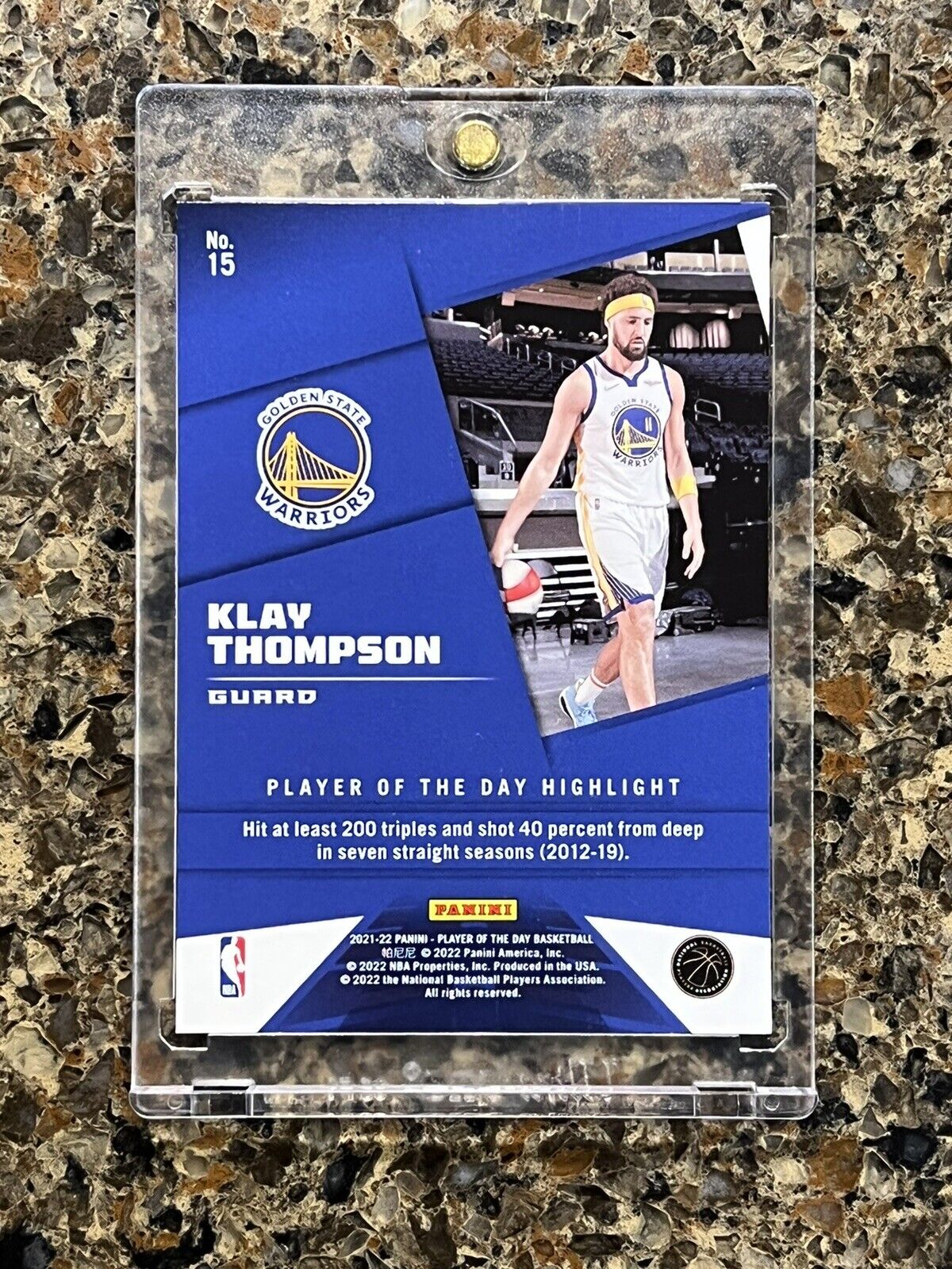 Klay Thompson 2021-22 Panini Player of the Day KABOOM #68/99 SSP Rare! 🚀🚀🚀