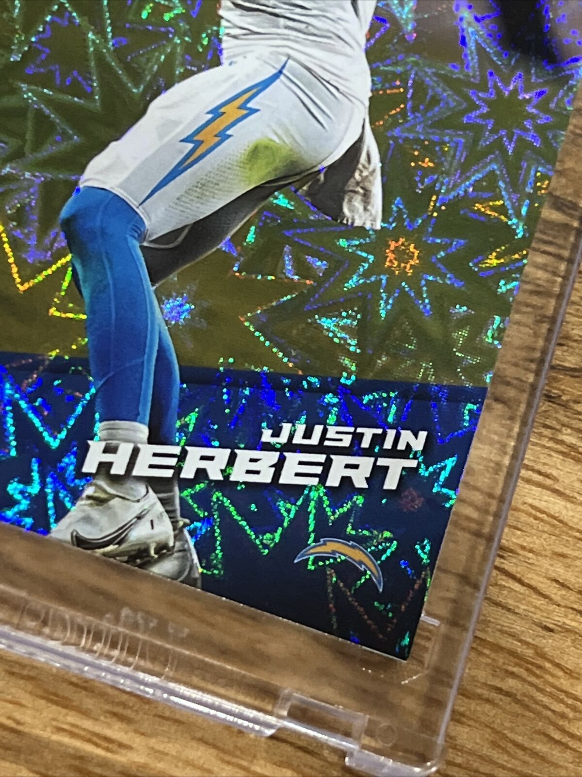 Justin Herbert 2021 Panini Player of the Day KABOOM #75/99 Super Rare SSP