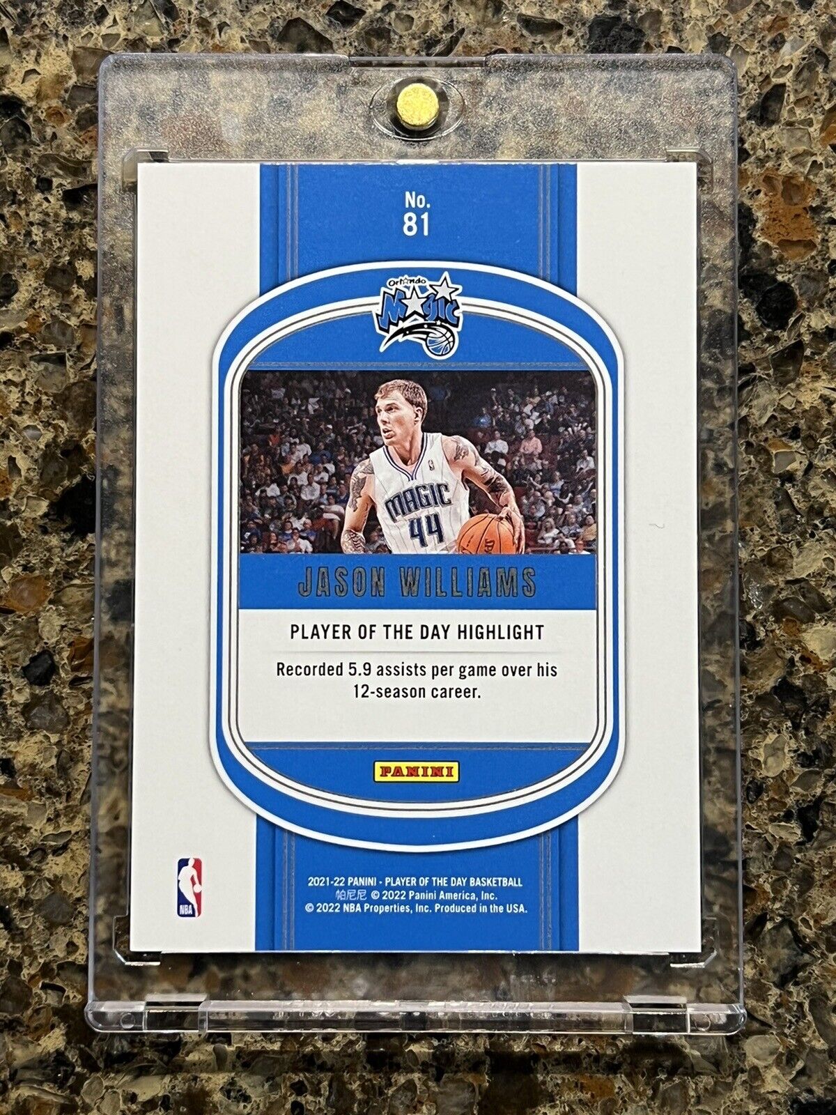 Jason Williams 2021 Panini Player of the Day KABOOM #12/99 SSP Rare! 🚀🚀🚀 HOF