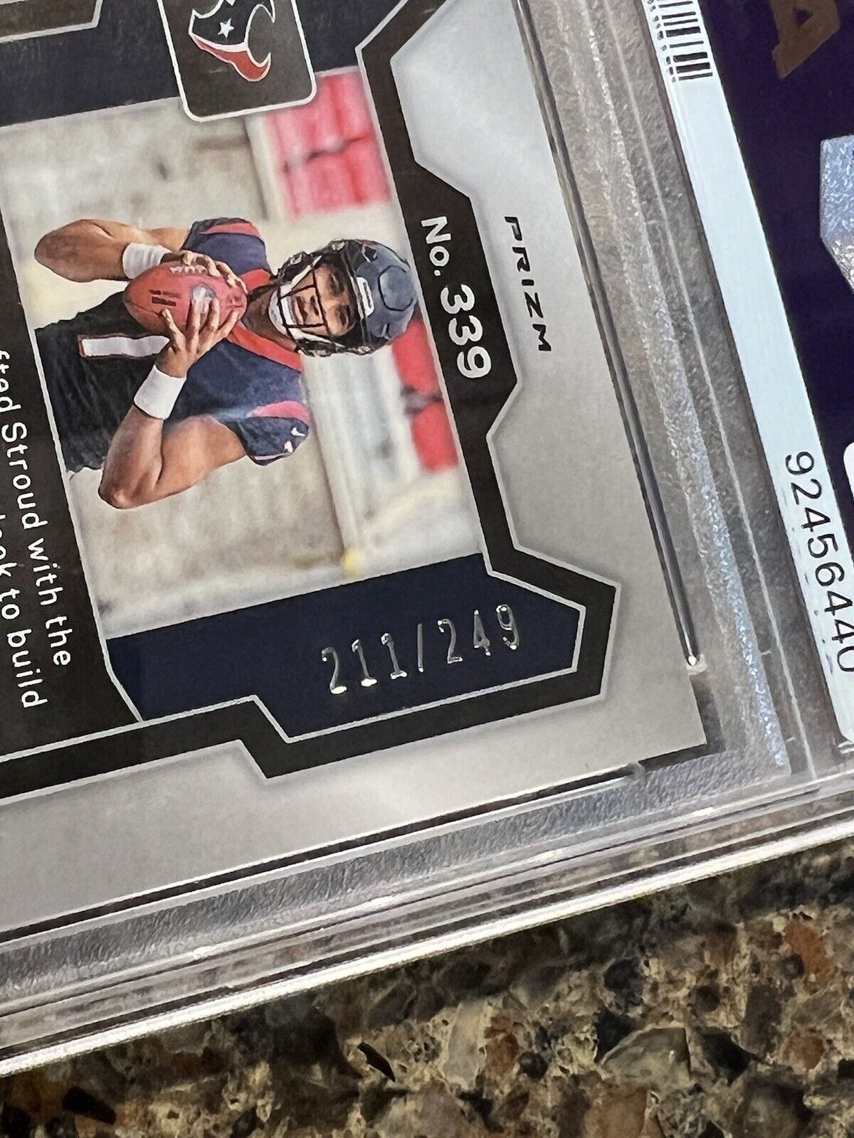 2023 Panini Prizm CJ Stroud Orange #211/249 RC #339 Texans Rookie PSA 9 🔥📈