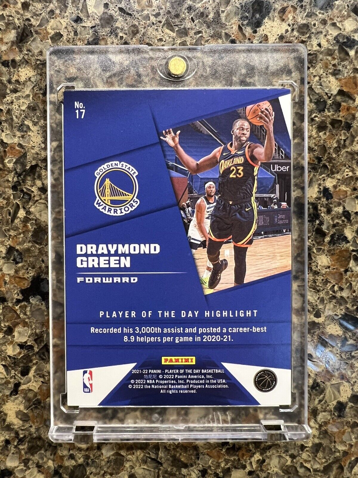 Draymond Green 2021 Panini NBA Player of the Day KABOOM 77/99 Rare Gem Mint SSP