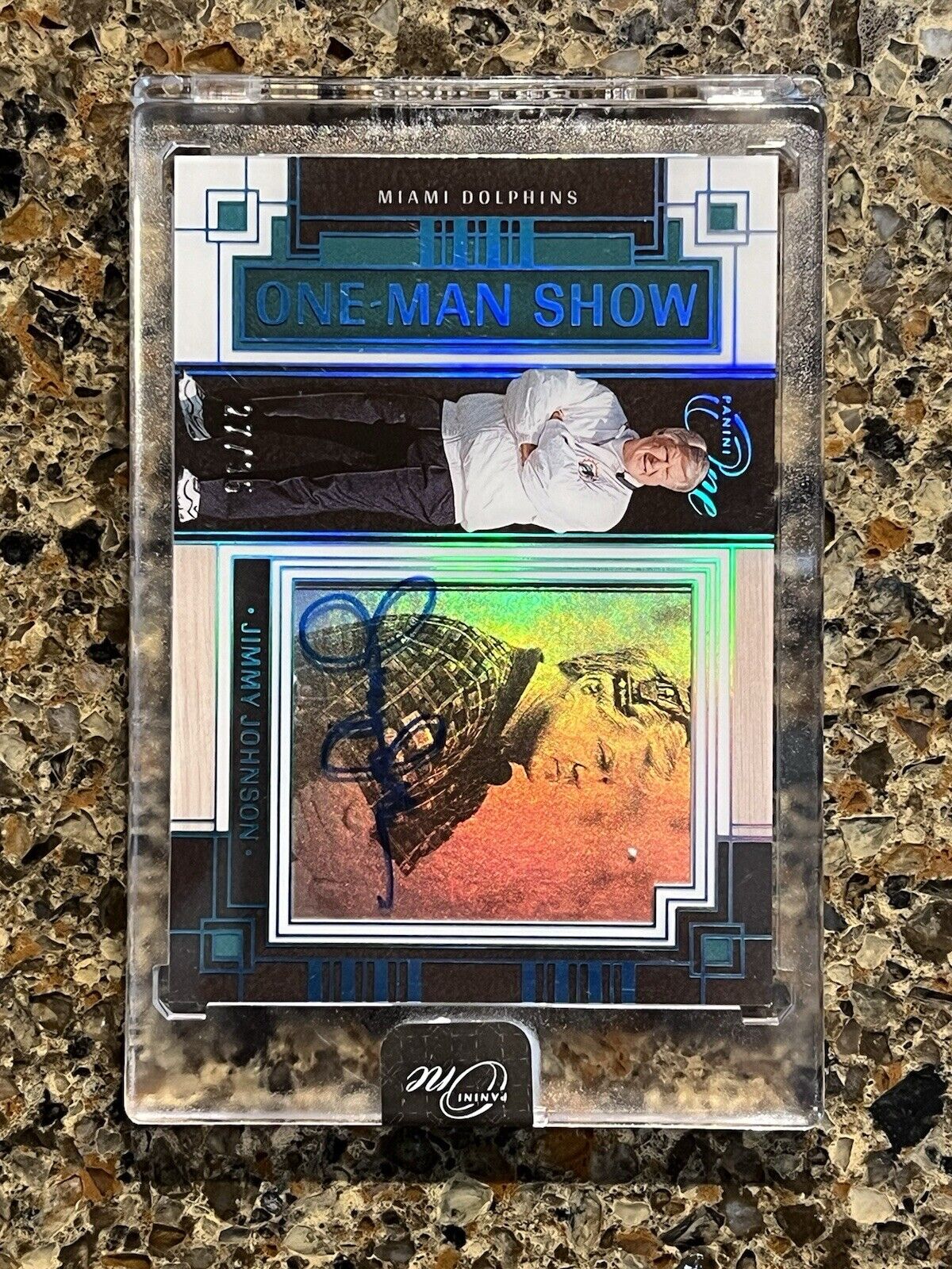 2023 Panini One Jimmy Johnson One-Man Show On-Card Autograph SSP #27/35 HOF