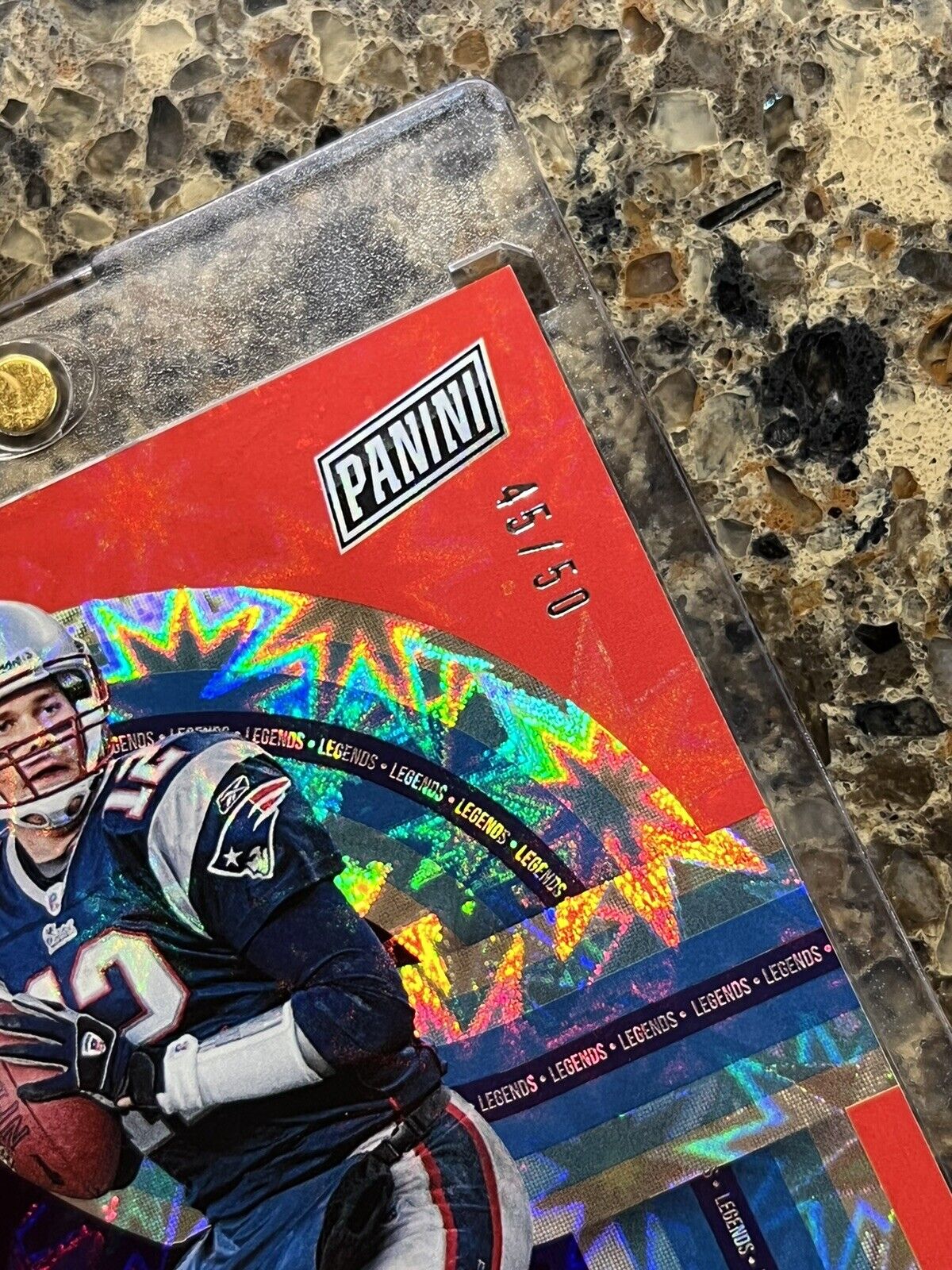 Tom Brady 2021 Panini The National Legends #45/50 Kaboom Explosion Rare SSP HOF