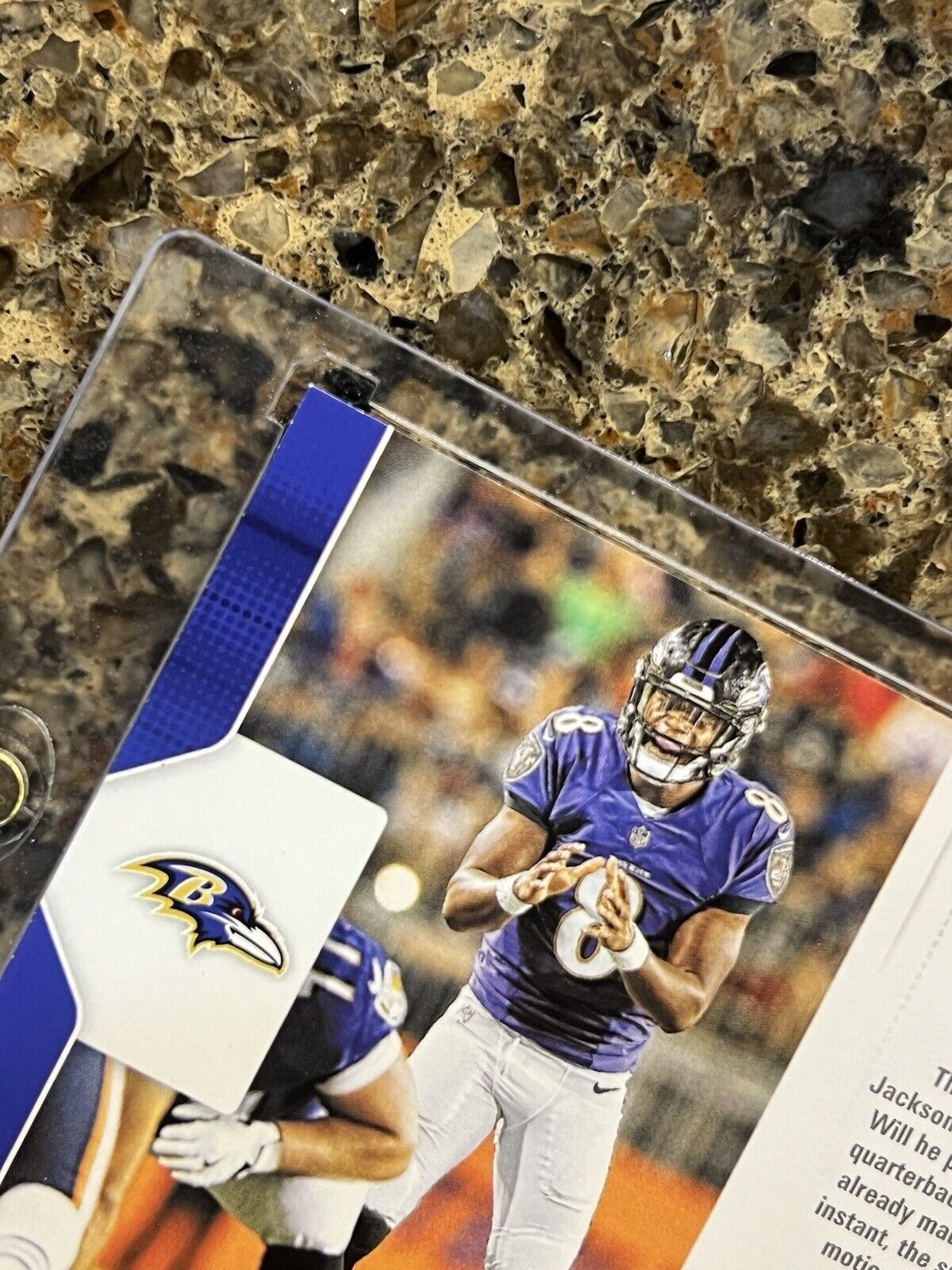 Lamar Jackson 2019 Panini Score Football Signal-Callers Holo Refractor