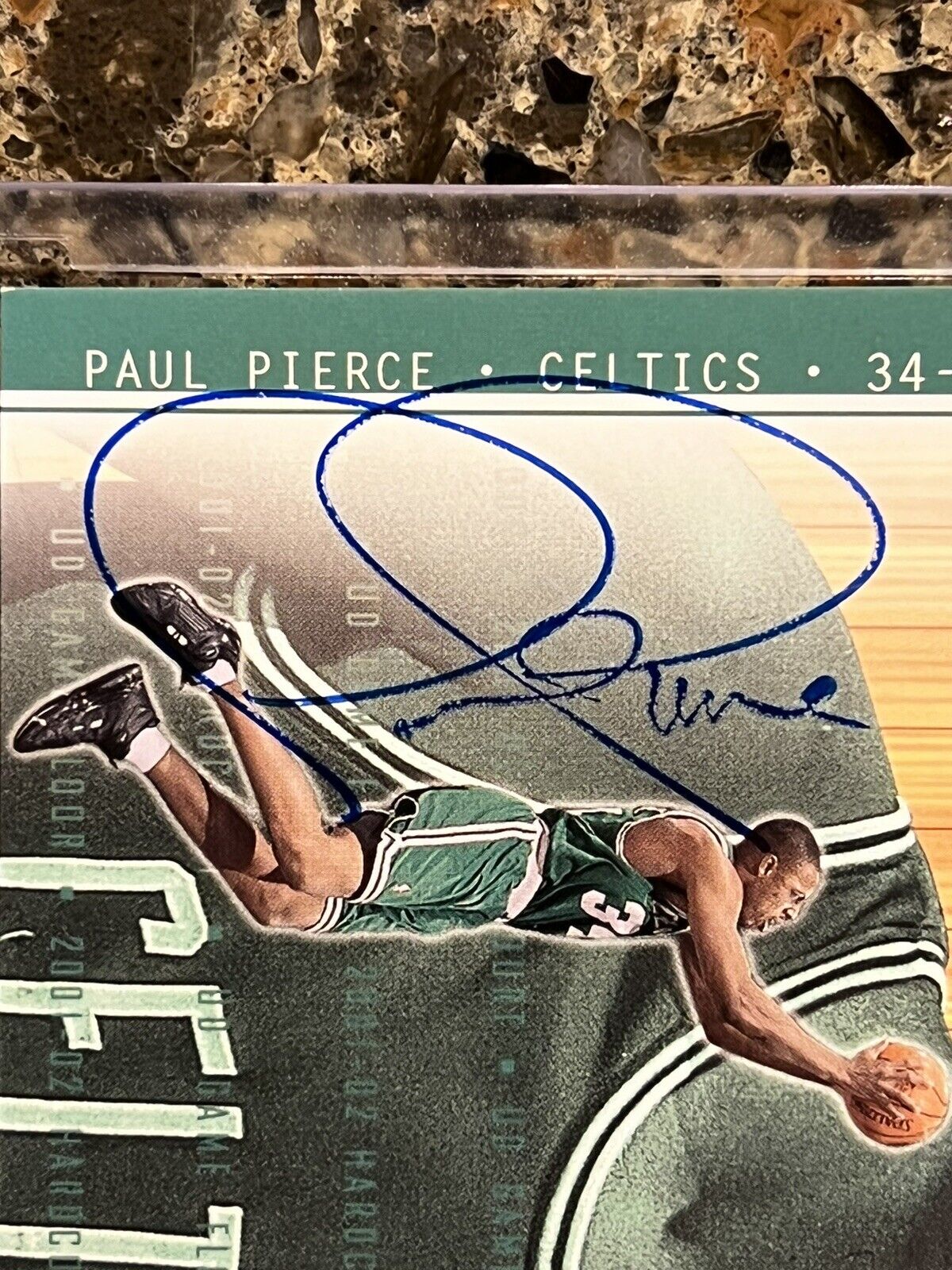 Paul Pierce 2001 Upper Deck UD Game Floor Edition On-Card Autograph RARE SSP