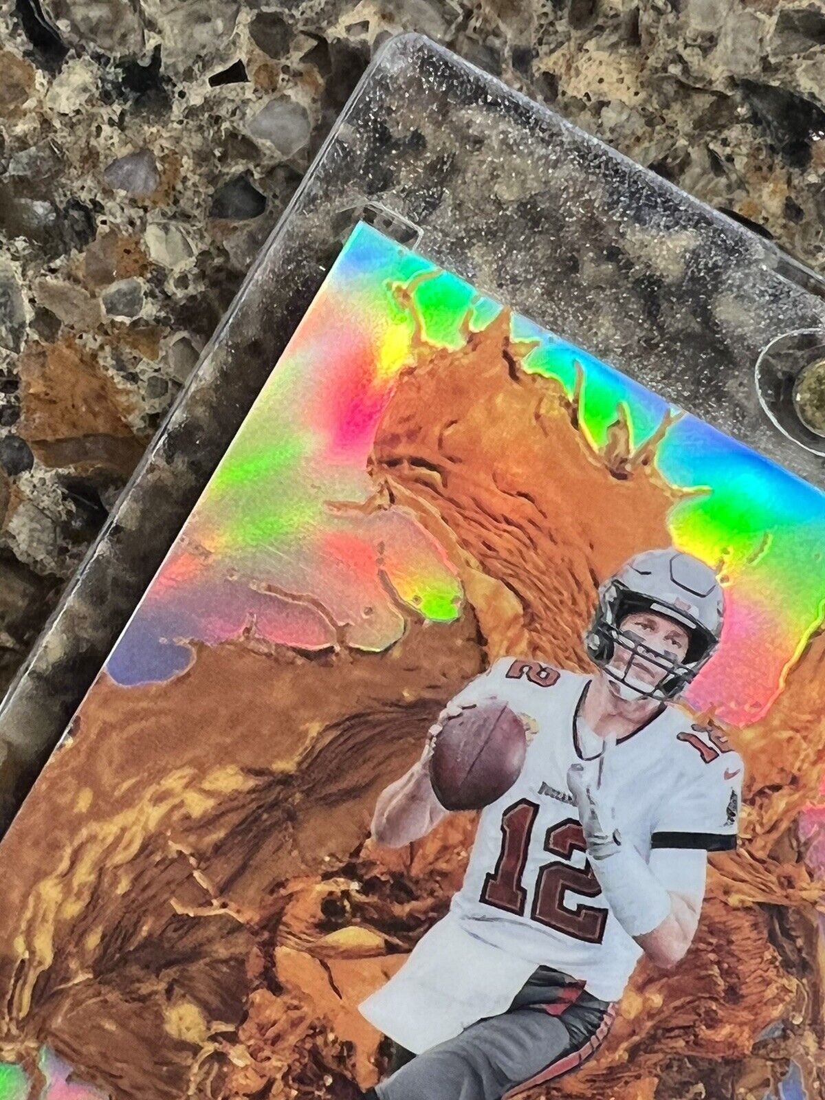 Tom Brady 2022 Panini The National Splash of Color Silver Wave 23/25 SSP