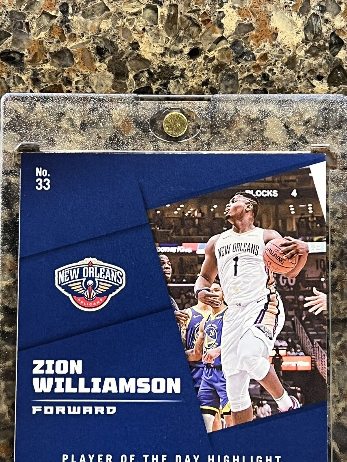 Zion Williamson 2021-22 Panini Player of the Day KABOOM #77/99 SSP Rare! 🚀🚀🚀