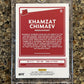 Khamzat Chimaev RC 2021 Panini Donruss UFC RATED ROOKIE Asia Red Prizm Mint SSP
