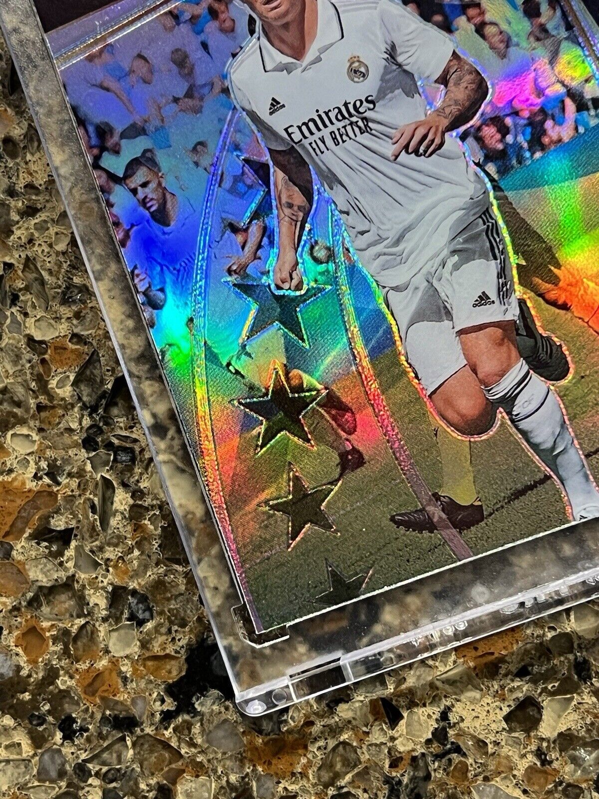 Toni Kroos 2022-23 Panini Select La Liga Soccer Select Stars Refractor Gem Mint