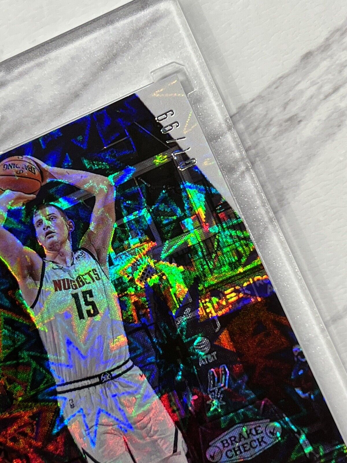 Nikola Jokic 2021 Panini NBA Player Of The Day Kaboom #07/99 Super Rare SSP