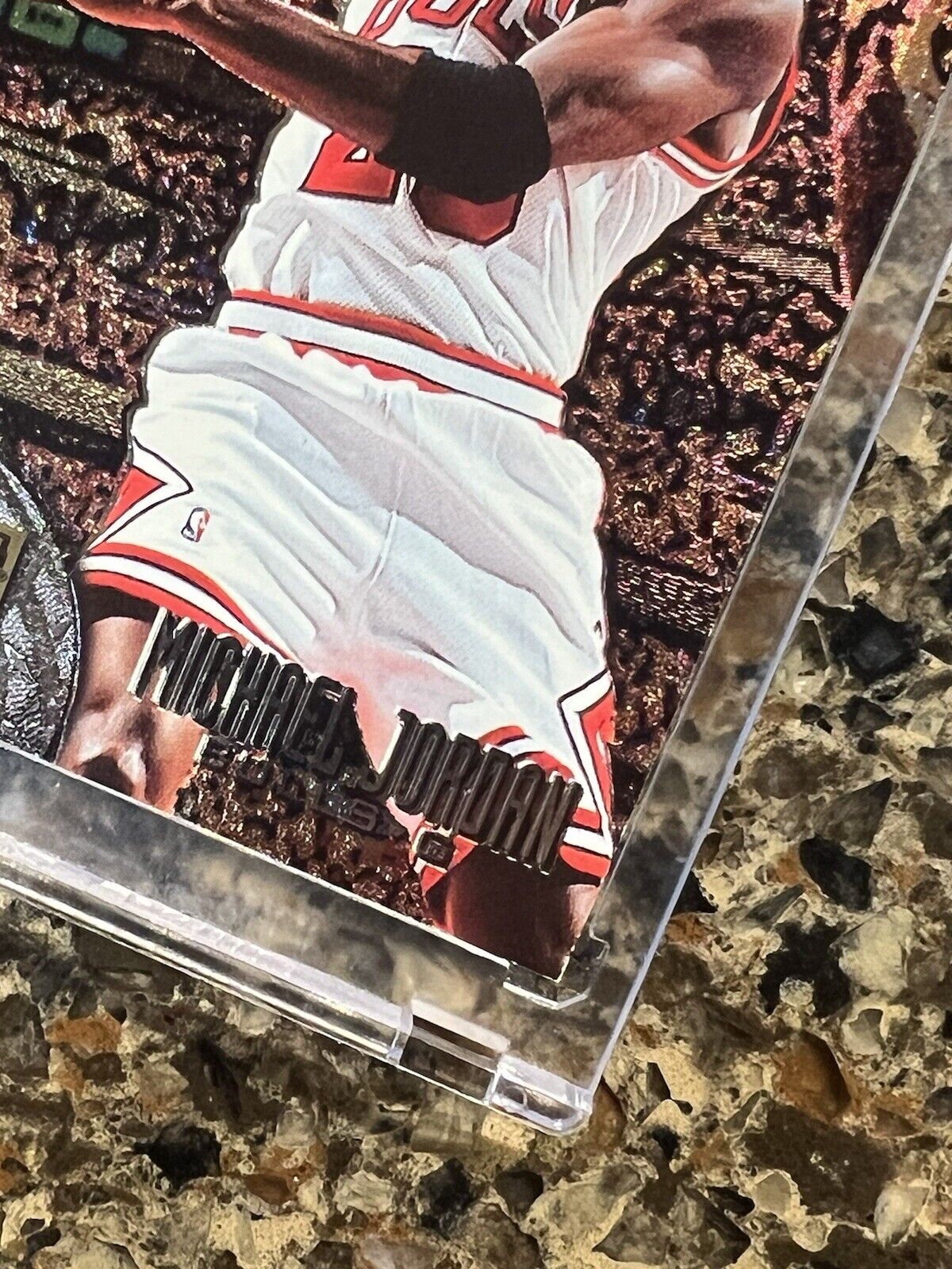 Michael Jordan 1995-96 Fleer Metal Metallic Holo Rare Vintage Chicago Bulls HOF