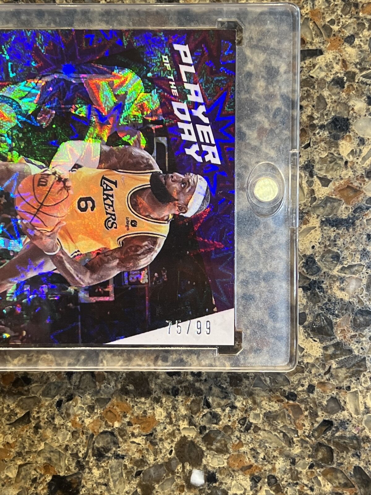 LeBron James - 2021 Panini Player of the Day Kaboom - #75/99 - Super Rare SSP