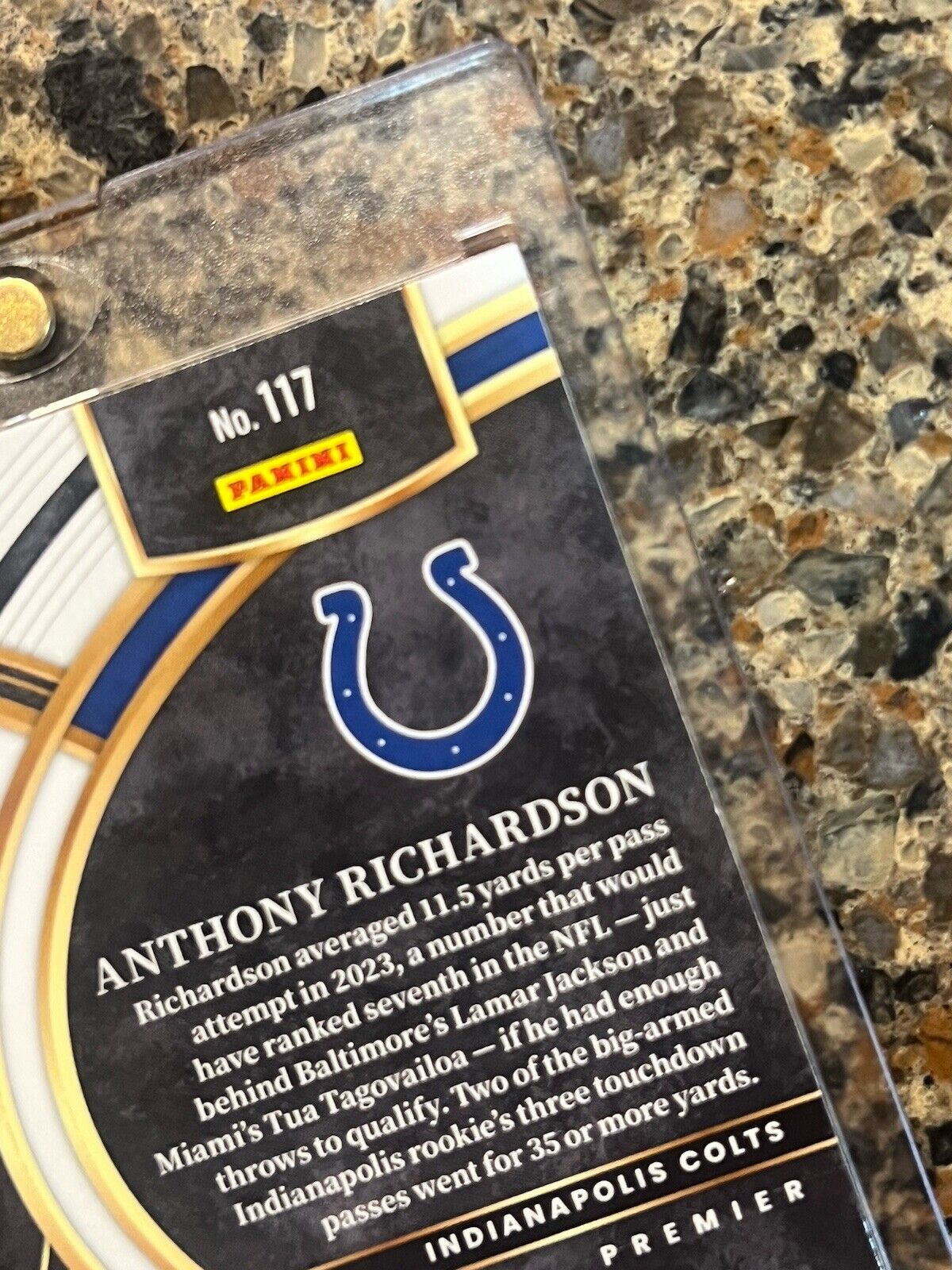 2023 Panini Select - Anthony Richardson Premier Rookie - Indianapolis Colts (RC)