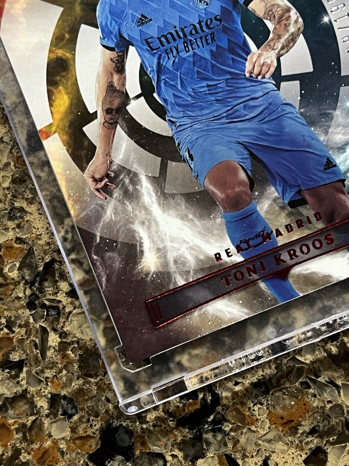 Toni Kroos 2022-23 Panini Chronicles Origins La Liga Red Ruby #028/199 Gem Mint