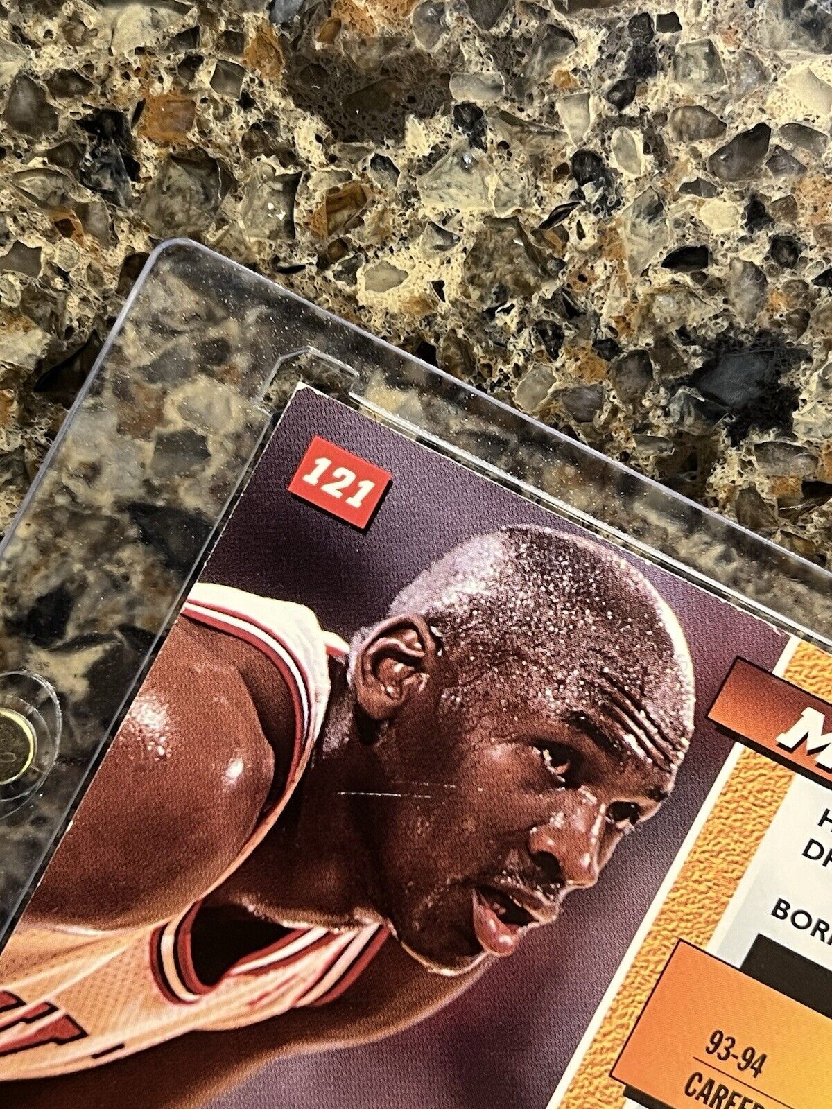 Michael Jordan 1994-95 Topps Embossed Golden Idol #121 RARE Chicago Bulls HOF