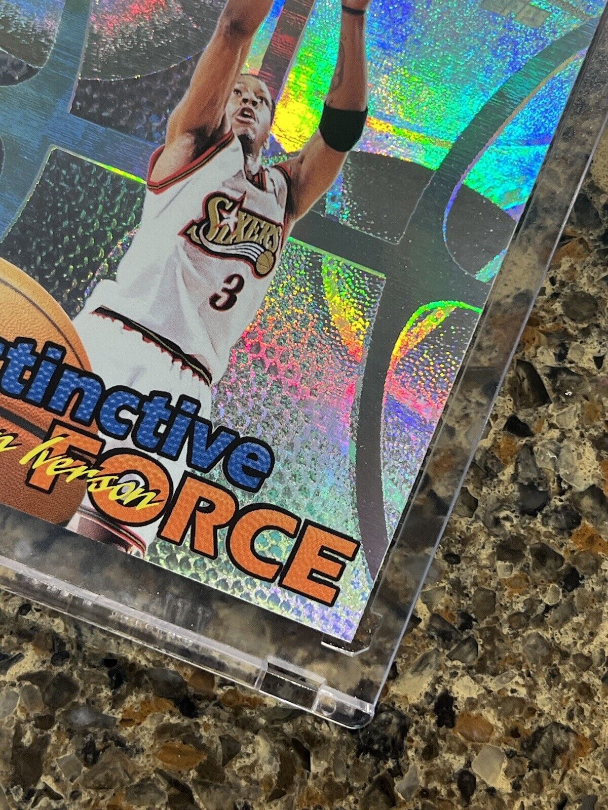 1999-00 Topps All-Matrix Allen Iverson Instinctive Force Refractor 76ers HOF