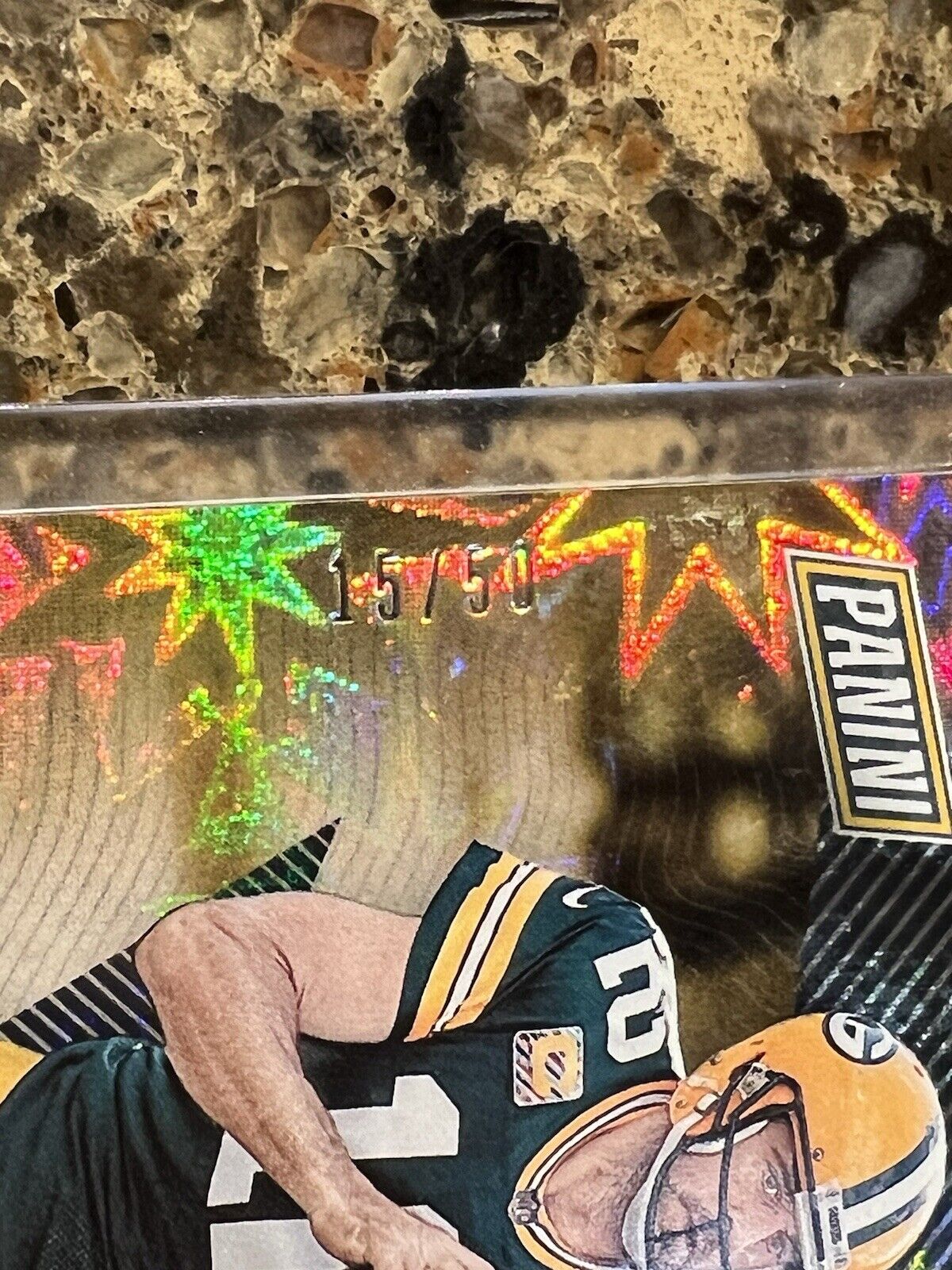 Aaron Rodgers 2021 Panini The National #15/50 KABOOM Explosion SSP - SUPER RARE