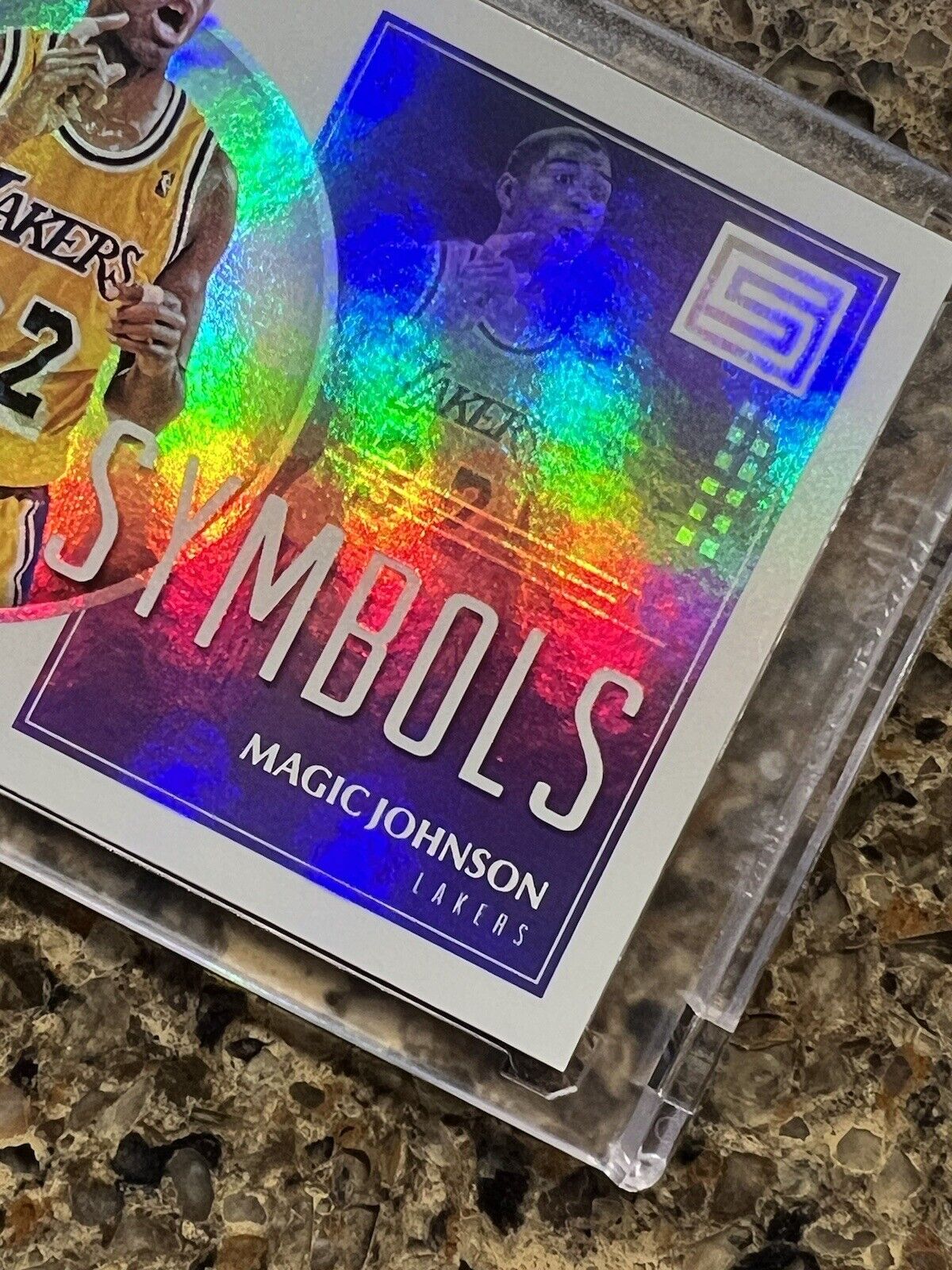 Magic Johnson 2018-19 Panini Status Symbols Holo Refractor Lakers HOF Gem Mint